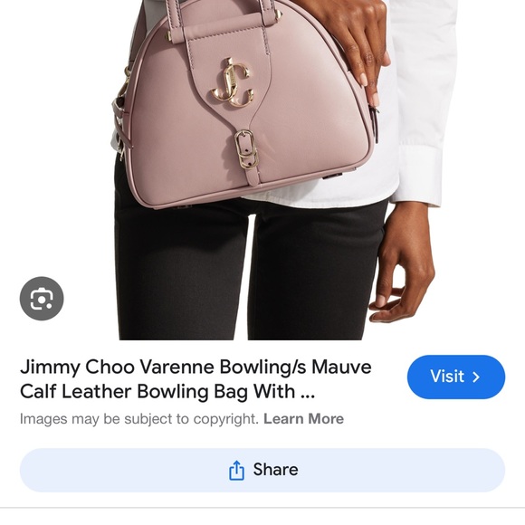 Jimmy Choo New With Tags Bowling bag in pink (bubble color). - Picture 3 of 7